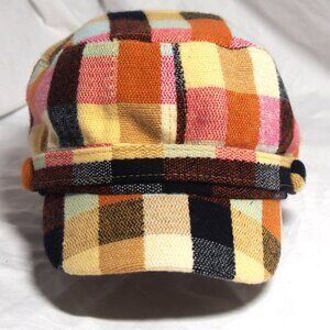 Manhattan Hat Co. Plaid Cadet Hat,Y2k